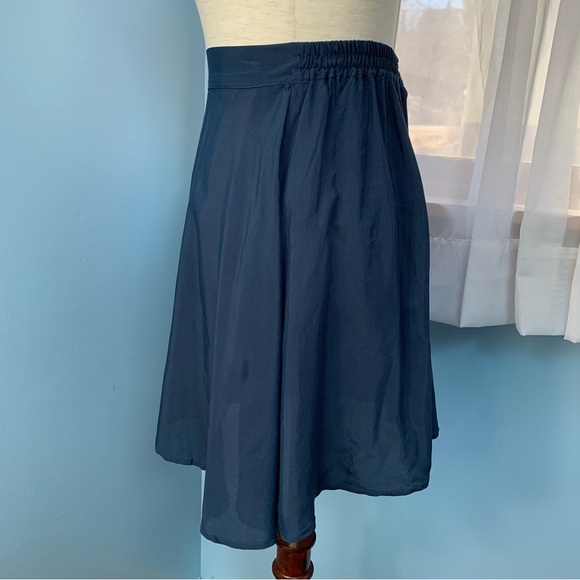 NWT ModCloth Blue Stay Sassy A-Line Skater Skirt - Picture 5 of 6
